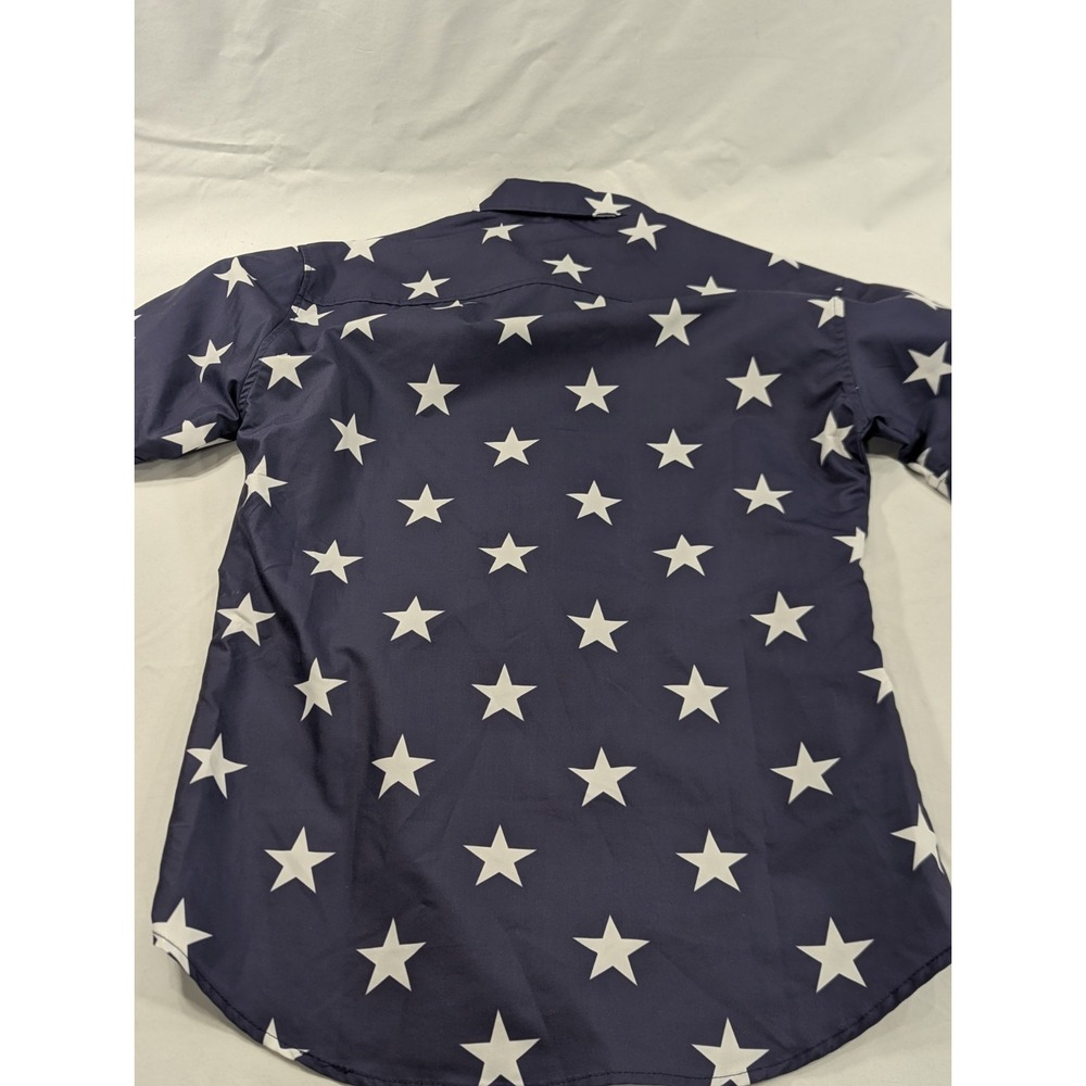 RSVLTS Shirt Mens Medium‎ Navy White Stars The Hubble Performance Patriotic USA - Picture 7 of 7